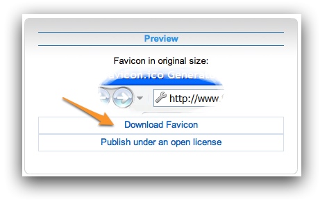 how to make a favicon with name